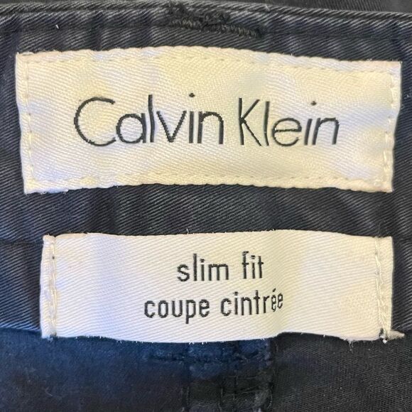 Calvin Klein Navy Blue Slim fit Pants size 36x32 - Picture 3 of 5